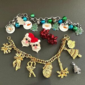 Fun Vintage & New Christmas Jewelry lot bundle